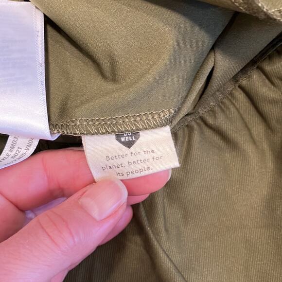 NWT Madewell MWL Allways Pull-On Olive Green Active Shorts XXL - Picture 12 of 12